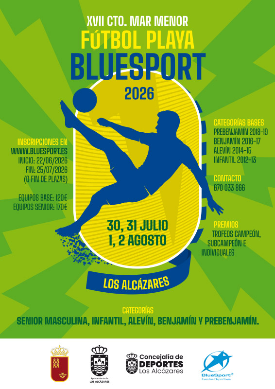 Campeonato Autonómico Fútbol Playa Bluesport Los Alcázares 2023